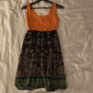 Paisley Tank Top Dress